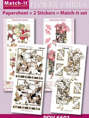 Match-It Flower Fairies, Paper sheets+Stickers